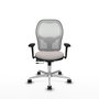 PIQUERAS Y CRESPO Silla de oficina Jorquera Blanca con mecanismo Sincro/Traslack
