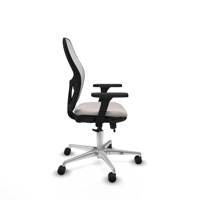 PIQUERAS Y CRESPO Silla de oficina Jorquera Blanca con mecanismo Sincro/Traslack