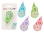 Pincello Cinta Correctora 12 Metros, Colores Pastel Surtidos, 9.5 x 5 x 1.5 cm (Set de 36)