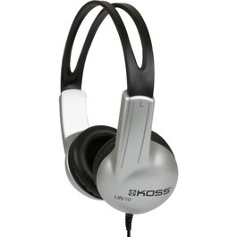 KOSS UR10 Auriculares Alámbricos Negro y Plata