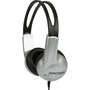 KOSS UR10 Auriculares Alámbricos Negro y Plata