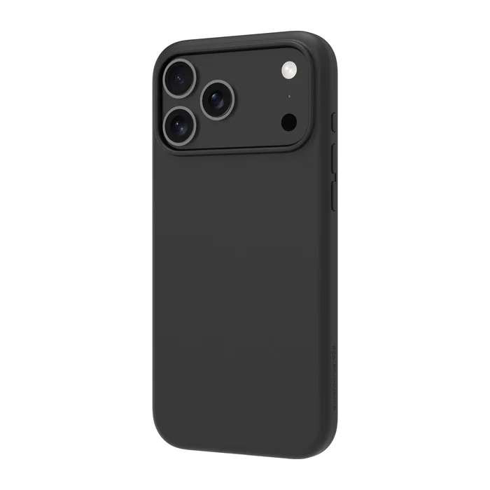 Dbramante1928 Monaco MS Funda Compatible MagSafe para Apple iPhone 15 Pro Max - Silicona, Protección Antipolvo y Antirayanos, Color Negro