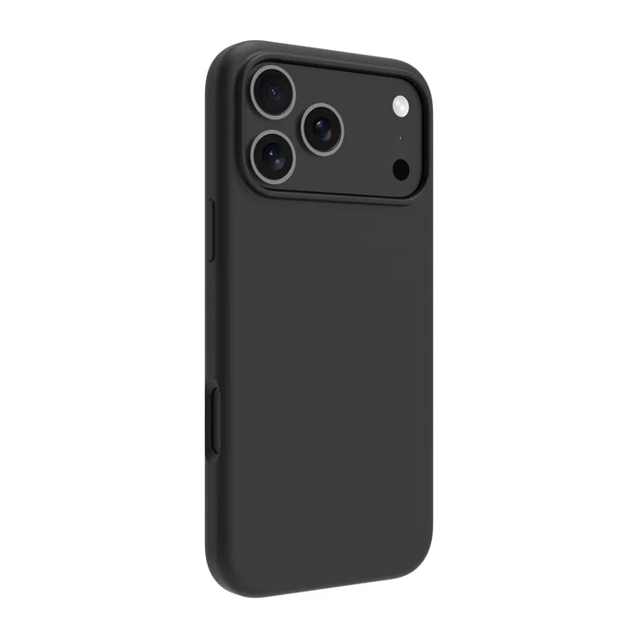 Dbramante1928 Monaco MS Funda Compatible MagSafe para Apple iPhone 15 Pro Max - Silicona, Protección Antipolvo y Antirayanos, Color Negro