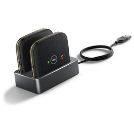 Yealink CPW65 Micrófono de Conferencia Omnidireccional Negro, Alámbrico, Alcance 20 m, Batería 1500 mAh