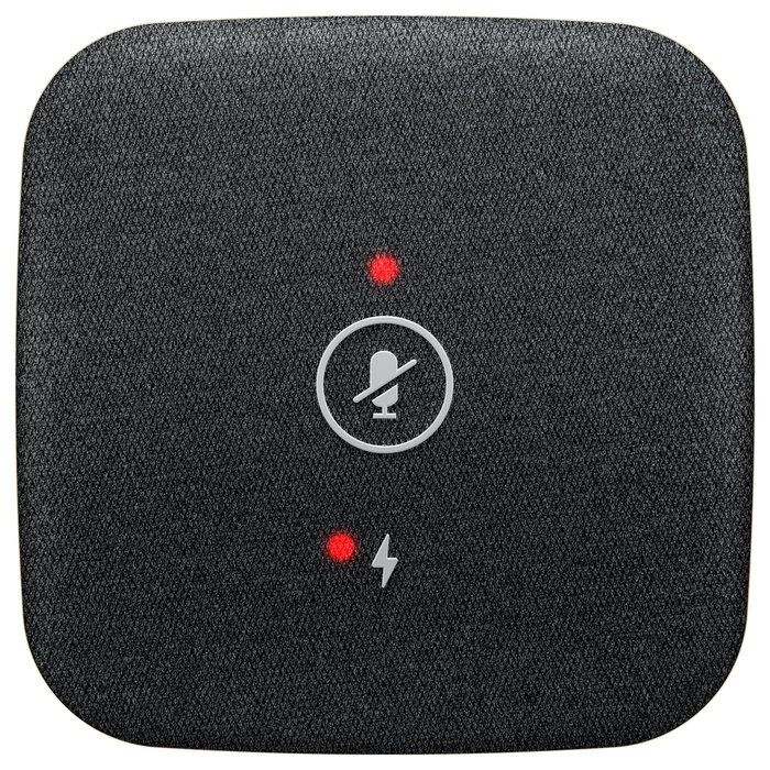 Yealink CPW65 Micrófono de Conferencia Omnidireccional Negro, Alámbrico, Alcance 20 m, Batería 1500 mAh