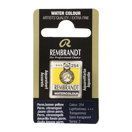 Rembrandt Acuarela Pastilla Amarillo Limón Permanent 254
