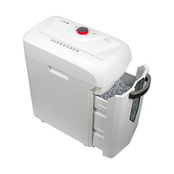 Olympia MC 306.2 Destructora de documentos, Microcorte (P-5), 6 hojas, 22 cm de entrada, Cesta 19 L, Blanco