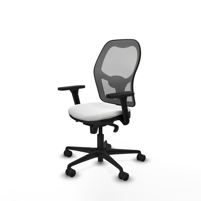 PIQUERAS Y CRESPO Silla de oficina Jorquera con mecanismo Sincro, Brazos 3D y Apoyo Lumbar