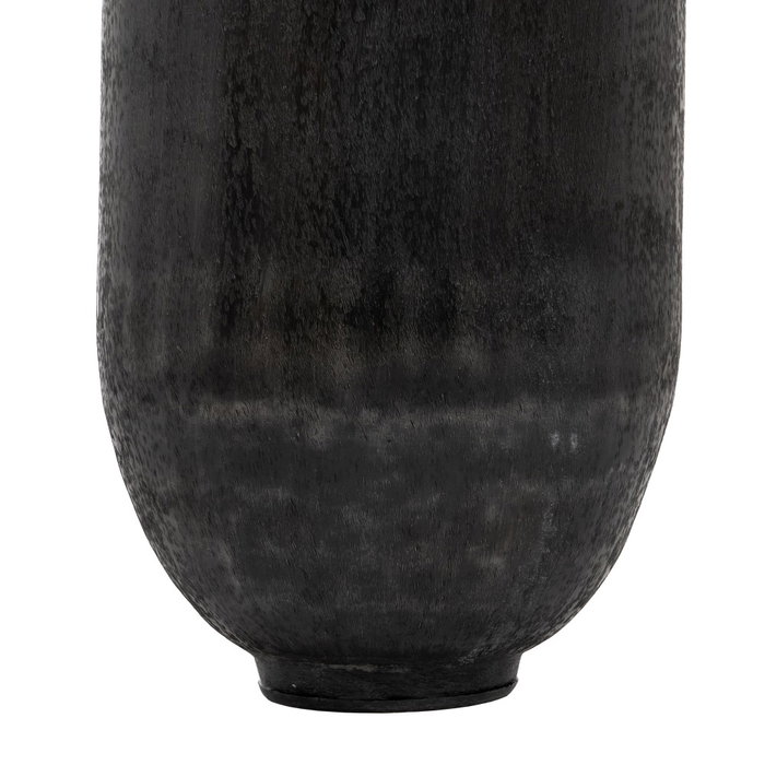Jarrón Negro Aluminio Decoración 33 X 33 X 100 cm