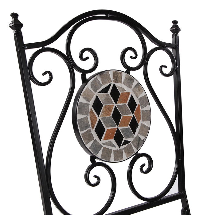 Set Mesa y 2 Sillas Navia Versa 60x71 cm - Metal