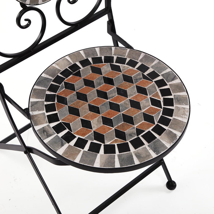 Set Mesa y 2 Sillas Navia Versa 60x71 cm - Metal