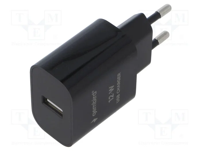 GEMBIRD Cargador Universal TA-UC-1A12-01-BK Negro