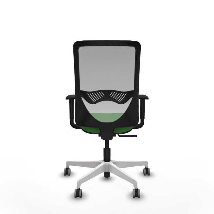PIQUERAS Y CRESPO Silla de oficina Zulema Verde y Gris con Mecanismo Sincro PIQUERAS Y CRESPO Silla de oficina Zulema Verde y Gris con Mecanismo Sincro