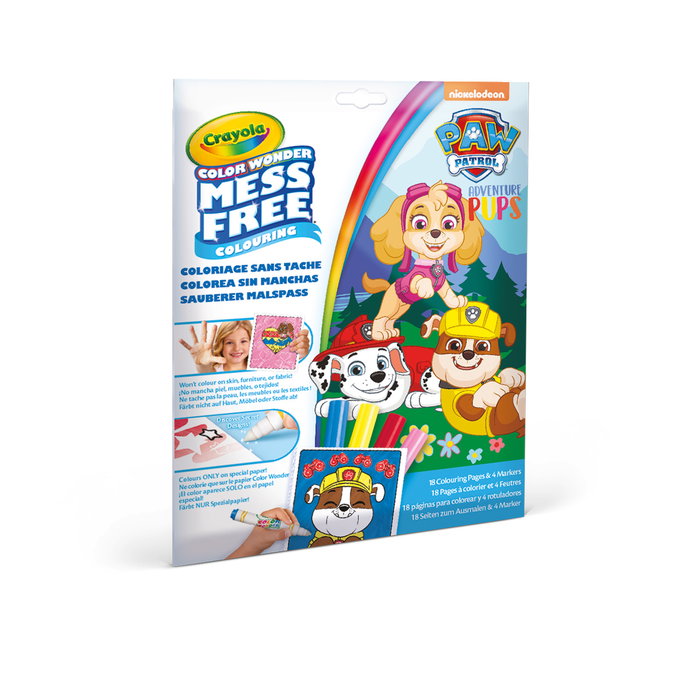 Crayola Patrulla Canina Color Wonder 75-2814 Colorea Sin Manchas - 18 Páginas y 4 Rotuladores Crayola Patrulla Canina Color Wonder 75-2814 Colorea Sin Manchas - 18 Páginas y 4 Rotuladores