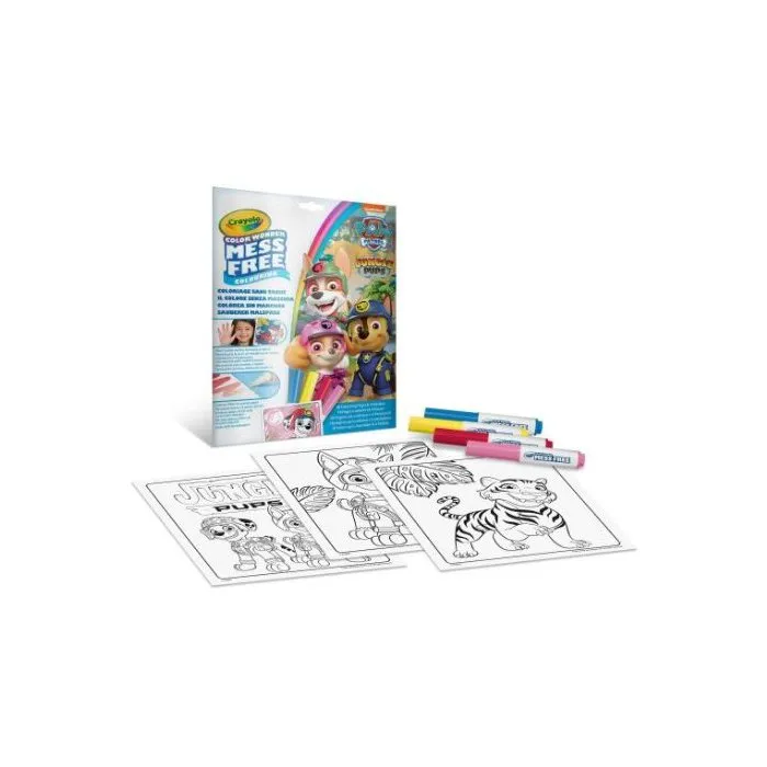 CRAYOLA Set para colorear Color Wonder Paw Patrol con 18 páginas y 4 rotuladores