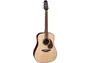 Takamine FT340BS Dreadnought Guitarra Acústica Tapa Abeto Sólido, Fondo y Aros Sapele Figurado, Natural Brillante, Preamplificador CTF-2N