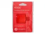 Antartik Portabolígrafo Autoadhesivo para Cuaderno con Elástico hasta 15 mm, Rojo, 40x40 mm