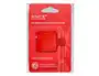 Antartik Portabolígrafo Autoadhesivo para Cuaderno con Elástico hasta 15 mm, Rojo, 40x40 mm