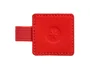 Antartik Portabolígrafo Autoadhesivo para Cuaderno con Elástico hasta 15 mm, Rojo, 40x40 mm