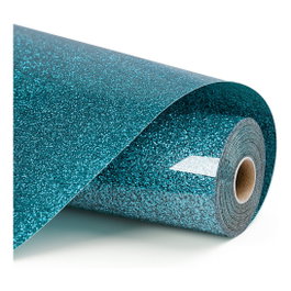 LOKLiK Rollo de vinilo de termotransferencia azul brillante 30,5 x 90 cm
