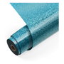 LOKLiK Rollo de vinilo de termotransferencia azul brillante 30,5 x 90 cm
