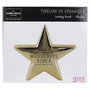 Home Deco Factory Hucha Estrella Dorada con Mensaje - Colección Home Deco Art - 21x20x5,5 cm