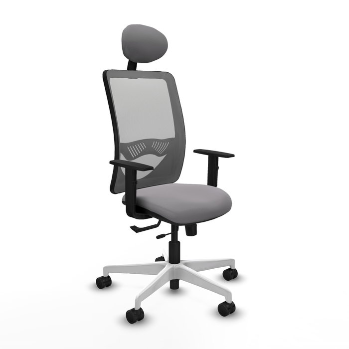 PIQUERAS Y CRESPO Silla de oficina Zulema Gris con mecanismo Sincro/Traslack PIQUERAS Y CRESPO Silla de oficina Zulema Gris con mecanismo Sincro/Traslack