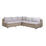 DKD Home Decor Set de Sofá Esquinero de Ratán Sintético 243x259x69 cm