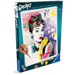 Ravensburger Pintura por Números Serie Premium B Audrey Hepburn 25526