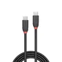 Lindy Cable USB 3.2 Type C a C Black Line 1m 20Gbps Negro