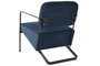 DKD Home Decor Butaca Azul Negro 72 x 71 x 55.5 cm