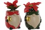 DKD Home Decor Planta Dolomite PP con Gnomos, Surtido de 2