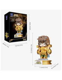 Pantasy Saint Seiya Set Construcción Mini Caballero de Oro de Libra 13 cm