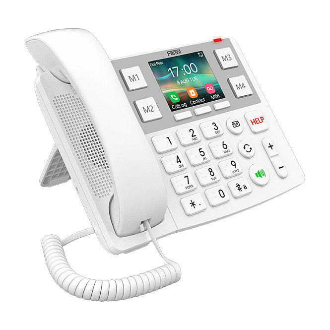 Fanvil X305 Teléfono IP Blanco, 2 líneas, Pantalla LCD