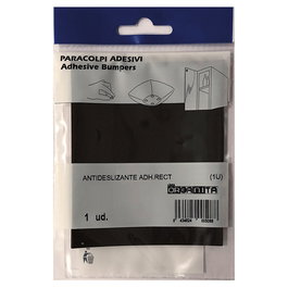 HERRAJES ALK Antideslizante Adhesivo Rectangular 85x100 Negro (1 Unidad)