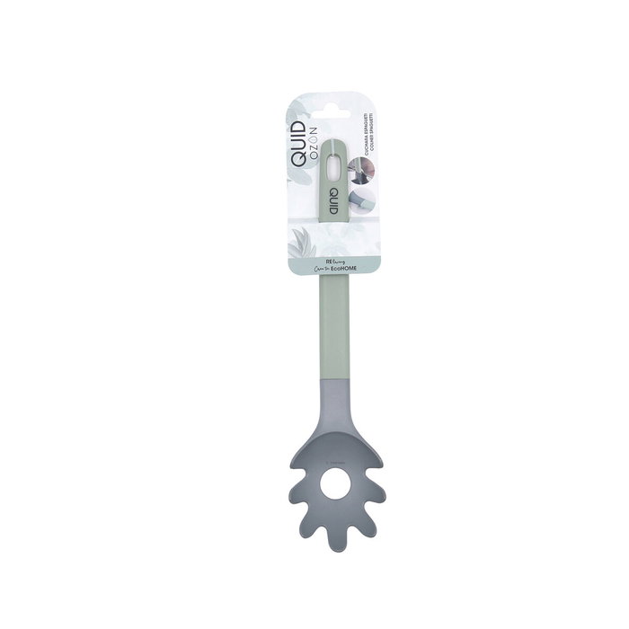 Quid Cuchara Spaguetti Ozon 32 cm (12 Unidades) Verde