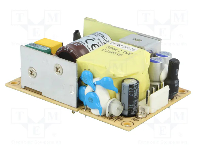 MEAN WELL EPS-65S-3.3 Alimentador de impulso abierto 33W 3,3VDC MEAN WELL EPS-65S-3.3 Alimentador de impulso abierto 33W 3,3VDC