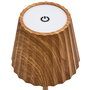 Home Deco Factory Lámpara Táctil USB con Efecto Madera, Luz de Mesa con Encendido por Toque