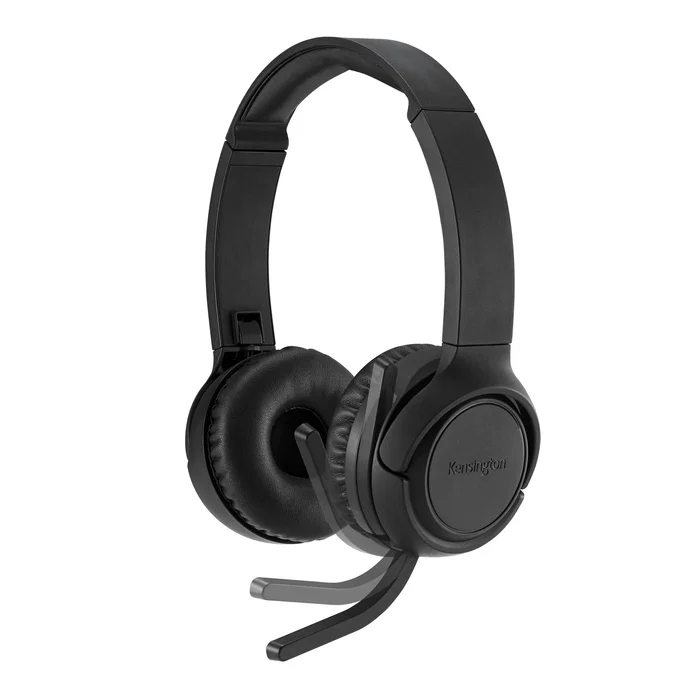 Kensington H1050 EQ Auriculares Diadema Bluetooth 5.4 Inalámbricos con Cancelación de Ruido Ambiental, Micrófono Boom Abatible, Hasta 80h Batería, Negro, para Llamadas y Música Kensington H1050 EQ Auriculares Diadema Bluetooth 5.4 Inalámbricos con Cancelación de Ruido Ambiental, Micrófono Boom Abatible, Hasta 80h Batería, Negro, para Llamadas y Música