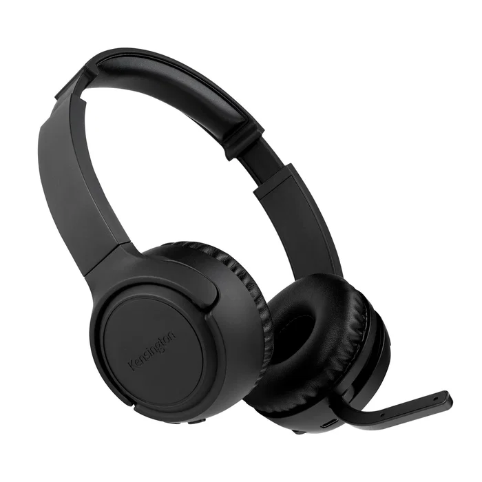 Kensington H1050 EQ Auriculares Diadema Bluetooth 5.4 Inalámbricos con Cancelación de Ruido Ambiental, Micrófono Boom Abatible, Hasta 80h Batería, Negro, para Llamadas y Música Kensington H1050 EQ Auriculares Diadema Bluetooth 5.4 Inalámbricos con Cancelación de Ruido Ambiental, Micrófono Boom Abatible, Hasta 80h Batería, Negro, para Llamadas y Música