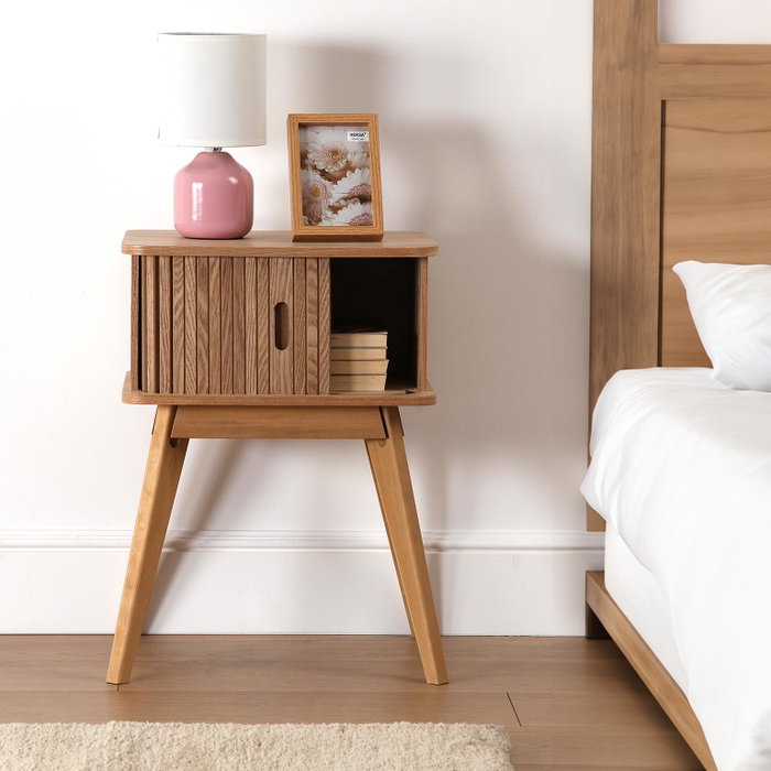Versa Comoda 1 Cajon Eloy Madera MDF Pino 30x54x40 cm Versa Comoda 1 Cajon Eloy Madera MDF Pino 30x54x40 cm
