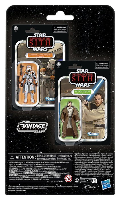 Hasbro Star Wars: The Vintage Collection Obi-Wan Kenobi & Airborne Clone Trooper Pack 2 Figuras