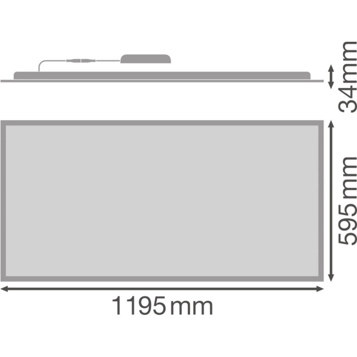 Ledvance Panel LED 53W 5830Lm 4000K 90º IP40/IP20 Ledvance Panel LED 53W 5830Lm 4000K 90º IP40/IP20