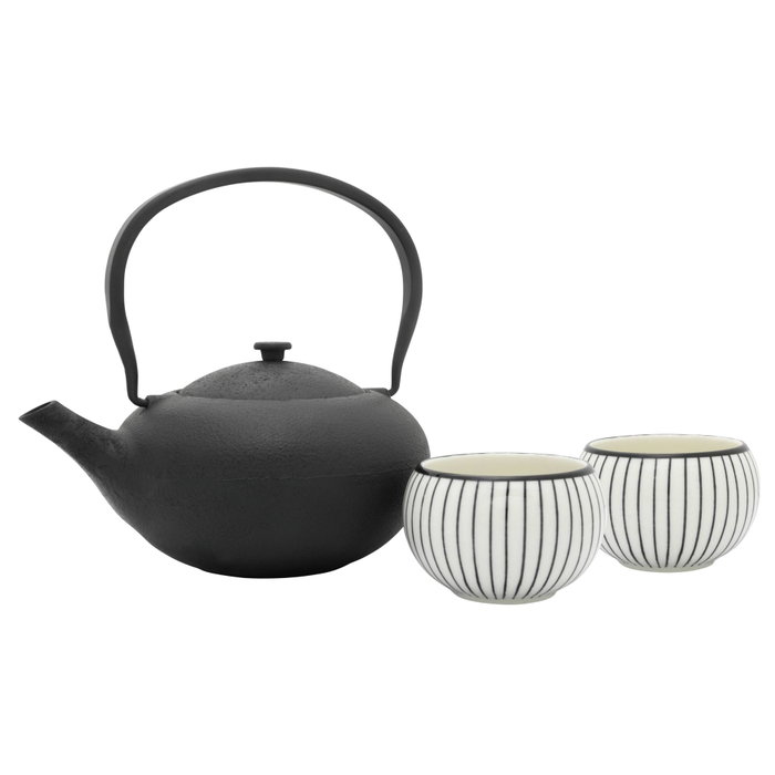 Bredemeijer Set de tetera Shanxi con 2 tazas y filtro Bredemeijer Set de tetera Shanxi con 2 tazas y filtro