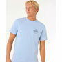 Camiseta de Manga Corta Hombre Rip Curl Staple Tee Azul