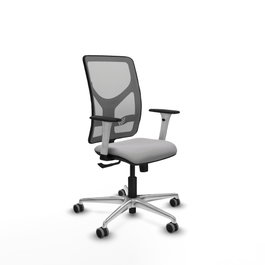 PIQUERAS Y CRESPO Silla de oficina Motilla con Mecanismo Sincro Gris