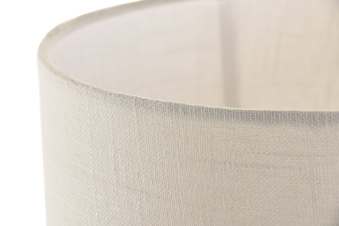 DKD Home Decor Lámpara de Sobremesa de Cerámica Blanca con Detalles Metálicos DKD Home Decor Lámpara de Sobremesa de Cerámica Blanca con Detalles Metálicos