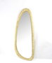 DKD Home Decor Espejo de Ratán y Cristal Natural 58x140 cm