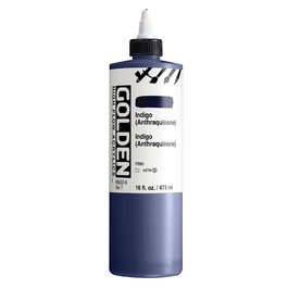 Golden High Flow Colores Acrílicos Índigo (Antraquinona) 473 ml