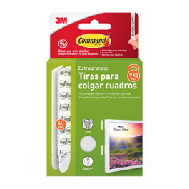 3M Command tiras extragrandes para colgar cuadros